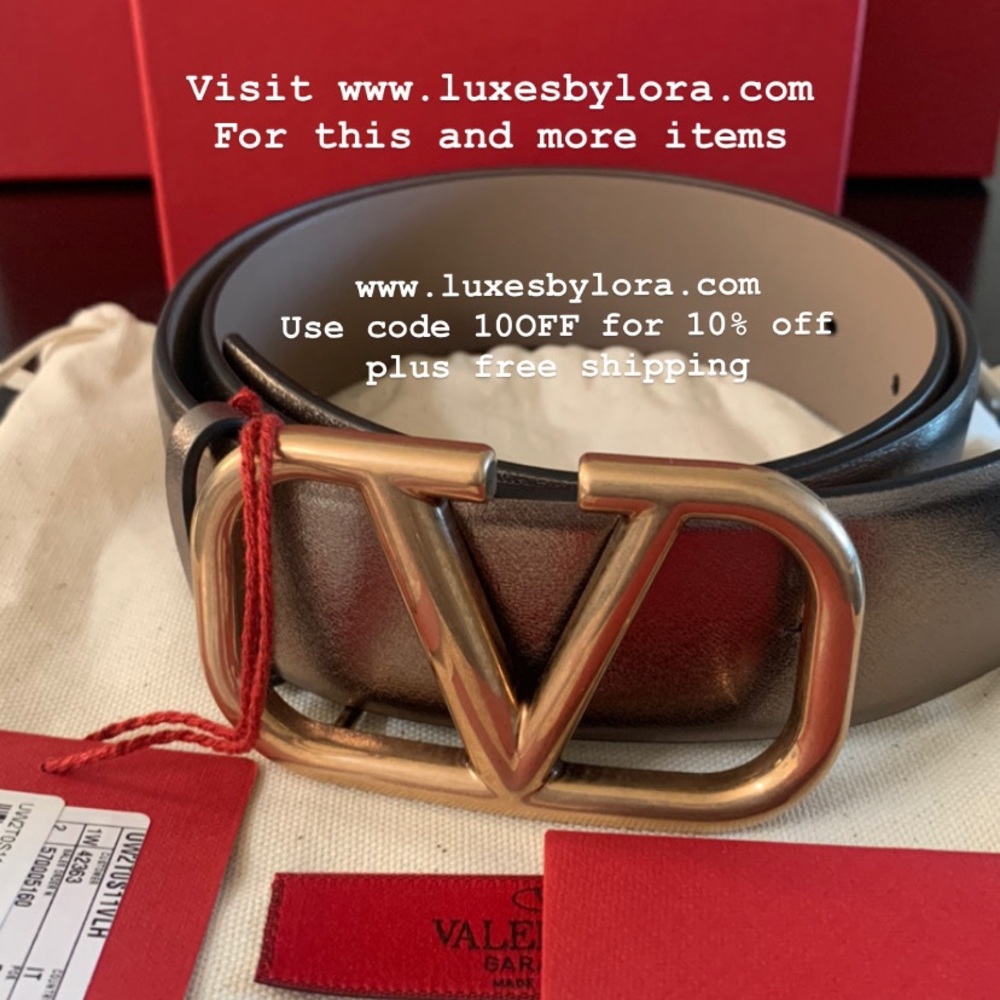 ❌SOLD❌Authentic VALENTINO GARAVANI VLOGO Belt